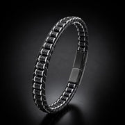 Onyx & Hematite Cord Bracelet for Men — image 10