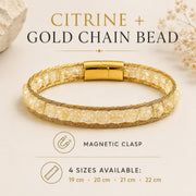 Citrine Men’s Gemstone Bracelet — image 2
