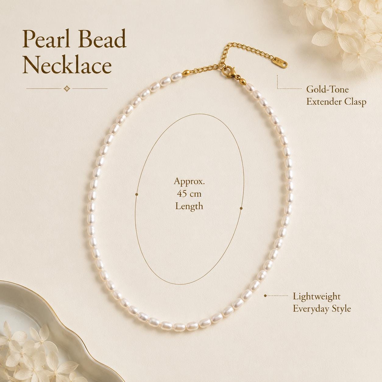 Freshwater Pearl Strand Necklace — image 2