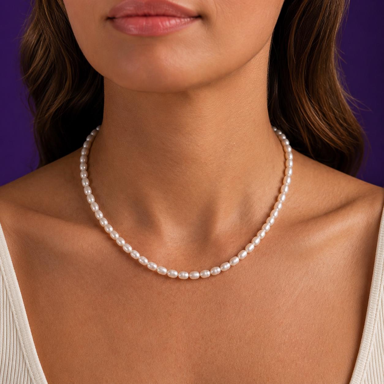 Freshwater Pearl Strand Necklace — image 6