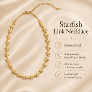 Starfish Link Gold Necklace — image 2