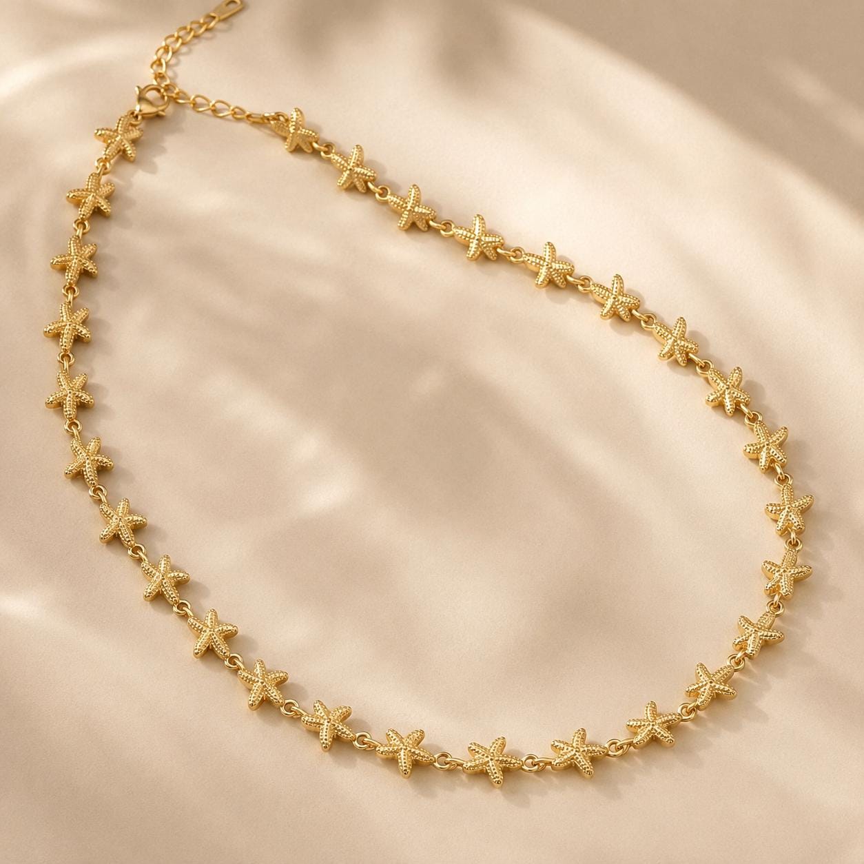 Starfish Link Gold Necklace — image 4