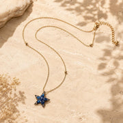 Navy Star Gold Pendant Necklace — image 9