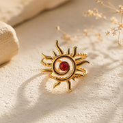Coral Sun Gold Ring — image 9