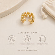 Celestial Star Gold Band Ring — image 2