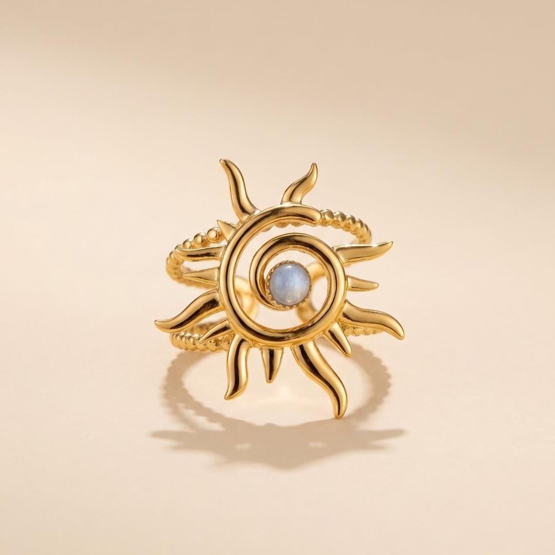 Sun Gold Statement Ring — image 3