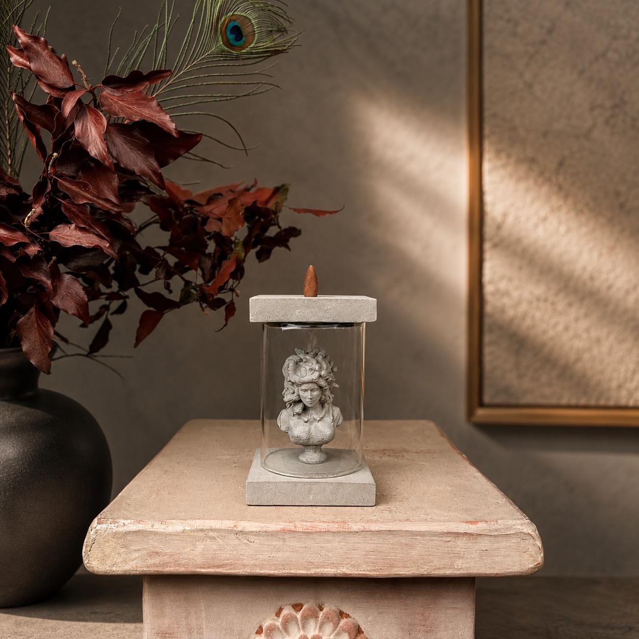 Medusa Backflow Incense Burner — image 1