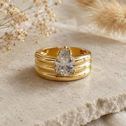 Marquise Stone Gold Ring — image 1