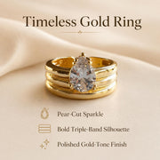 Marquise Stone Gold Ring — image 2