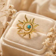 Turquoise Sun Gold Ring — image 9
