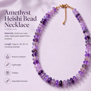 Amethyst Heishi Bead Necklace — image 2