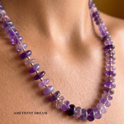 Amethyst Heishi Bead Necklace — image 7