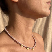 Heishi Shell Triangle Necklace — image 10