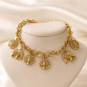 Gold Charm Bracelet – Adjustable — image 7