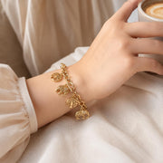 Gold Charm Bracelet – Adjustable — image 8