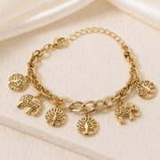 Gold Charm Bracelet – Adjustable — image 3