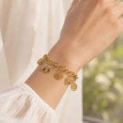 Gold Charm Bracelet – Adjustable — image 1