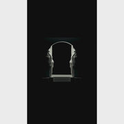 Lampe de Table en Béton Colonne Caryatide